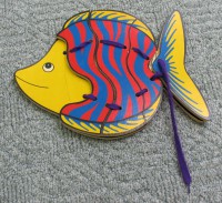 Шнуровка Рыбка расписная, для детей от 1,5 лет.
